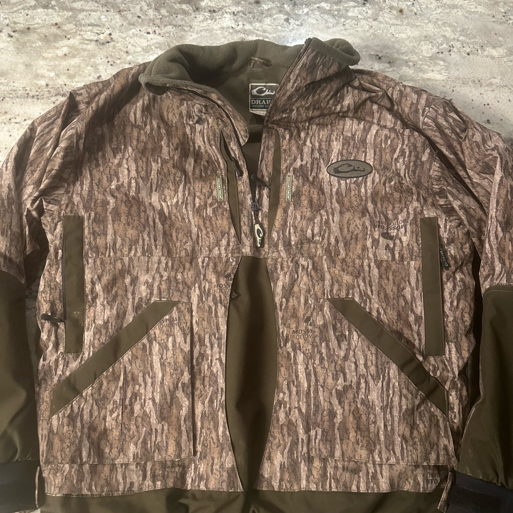 Drake Pullover Woodland Camouflage Jacket